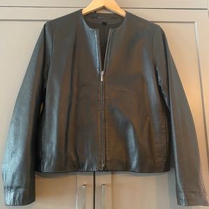 ISDA and Co Women’s Black Leather Coat Size Large